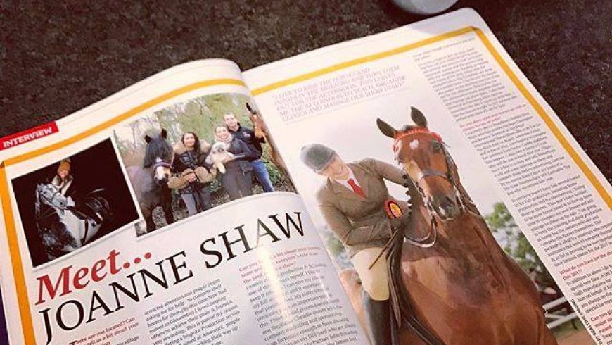 Monthly coloumn in Equestrian Life Magazine
