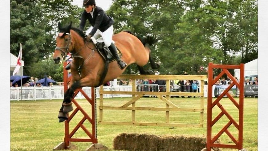 Sponsored Rider 2nd at Cheshire Show